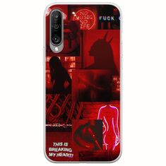 Aesthetic Red Xiaomi Mi A3 Flexible TPU (Διάφανη Σιλικόνη)
