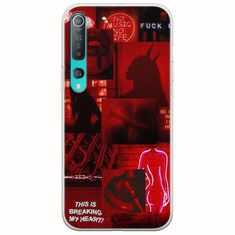 Aesthetic Red Xiaomi Mi Note 10 / Mi Note 10 Pro Flexible TPU (Διάφανη Σιλικόνη)