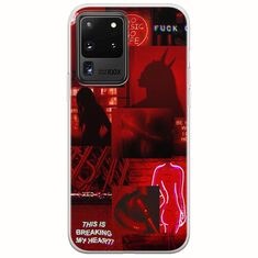 Aesthetic Red Samsung Galaxy S20 Ultra Flexible TPU (Διάφανη Σιλικόνη)