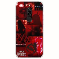 Aesthetic Red Xiaomi Redmi 8 Flexible TPU (Διάφανη Σιλικόνη)