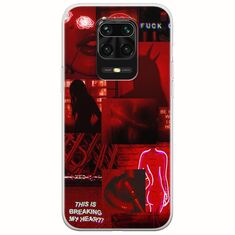 Aesthetic Red Xiaomi Redmi Note 9S / 9 Pro / 9 Pro Max Flexible TPU (Διάφανη Σιλικόνη)