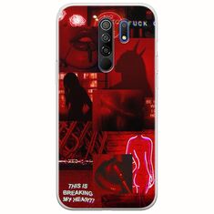 Aesthetic Red Xiaomi Redmi 9 Flexible TPU (Διάφανη Σιλικόνη)