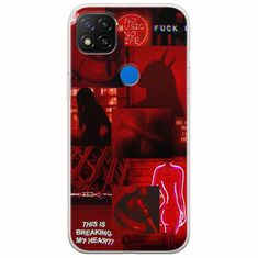 Aesthetic Red Xiaomi Redmi 9C Flexible TPU (Διάφανη Σιλικόνη)