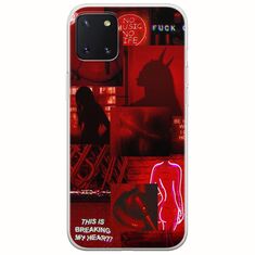 Aesthetic Red Samsung Galaxy Note 10 Lite Flexible TPU (Διάφανη Σιλικόνη)