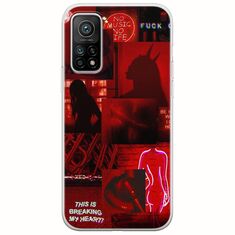 Aesthetic Red Xiaomi Mi 10T / Mi 10T Pro Flexible TPU (Διάφανη Σιλικόνη)