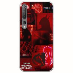 Aesthetic Red Xiaomi Mi 10  / Mi 10 Pro Flexible TPU (Διάφανη Σιλικόνη)
