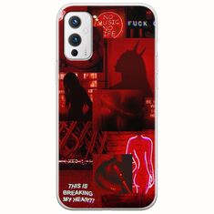 Aesthetic Red OnePlus 9 Flexible TPU (Διάφανη Σιλικόνη)