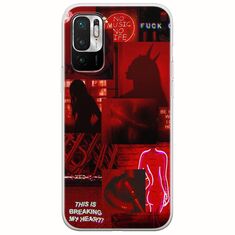 Aesthetic Red Xiaomi Redmi Note 10 5G Flexible TPU (Διάφανη Σιλικόνη)