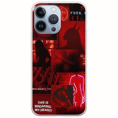 Aesthetic Red iPhone 13 Pro Flexible TPU (Διάφανη Σιλικόνη)