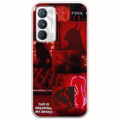 Aesthetic Red Realme GT Master Edition Flexible TPU (Διάφανη Σιλικόνη)
