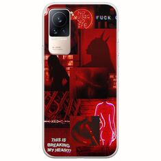 Aesthetic Red Xiaomi Civi Flexible TPU (Διάφανη Σιλικόνη)