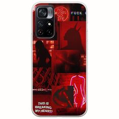 Aesthetic Red Xiaomi Poco M4 Pro 5G Flexible TPU (Διάφανη Σιλικόνη)