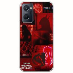 Aesthetic Red Realme 9i Flexible TPU (Διάφανη Σιλικόνη)