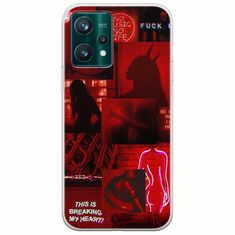 Aesthetic Red Realme 9 Pro Flexible TPU (Διάφανη Σιλικόνη)