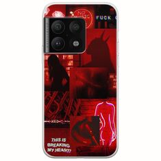 Aesthetic Red OnePlus 10 Pro Flexible TPU (Διάφανη Σιλικόνη)