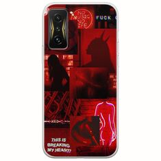 Aesthetic Red Xiaomi Poco F4 GT 5G Flexible TPU (Διάφανη Σιλικόνη)