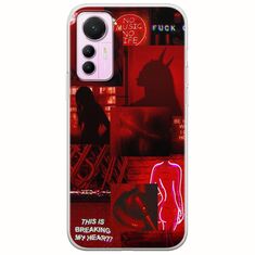 Aesthetic Red Xiaomi 12 Lite 5G Flexible TPU (Διάφανη Σιλικόνη)