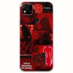Aesthetic Red Xiaomi Redmi 10A Flexible TPU (Διάφανη Σιλικόνη)