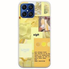 Aesthetic Yellow Honor X8 Flexible TPU (Διάφανη Σιλικόνη)