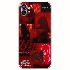 Aesthetic Red Nothing Phone (1) Flexible TPU (Διάφανη Σιλικόνη)