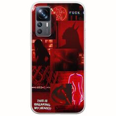 Aesthetic Red Xiaomi 12T / 12T Pro Flexible TPU (Διάφανη Σιλικόνη)