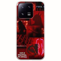Aesthetic Red Xiaomi 13 Pro 5G Flexible TPU (Διάφανη Σιλικόνη)