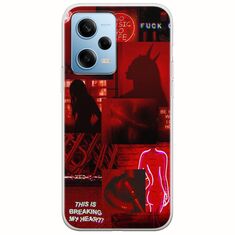 Aesthetic Red Xiaomi Redmi Note 12 4G Flexible TPU (Διάφανη Σιλικόνη)