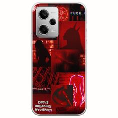 Aesthetic Red Xiaomi Redmi Note 12 Pro Plus 5G Flexible TPU (Διάφανη Σιλικόνη)