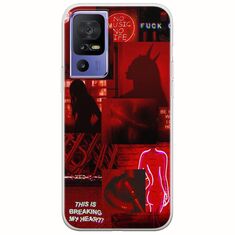 Aesthetic Red TCL 40 SE Flexible TPU (Διάφανη Σιλικόνη)