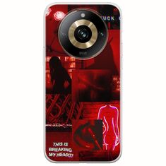 Aesthetic Red Realme 11 Pro Plus 5G Flexible TPU (Διάφανη Σιλικόνη)