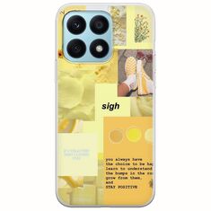 Aesthetic Yellow Honor X8a Flexible TPU (Διάφανη Σιλικόνη)