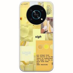 Aesthetic Yellow Honor Magic 4 Lite 5G Flexible TPU (Διάφανη Σιλικόνη)