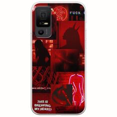 Aesthetic Red TCL 40 NXTPAPER 5G Flexible TPU (Διάφανη Σιλικόνη)