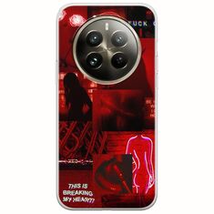 Aesthetic Red Realme 12 Pro Plus 5G Flexible TPU (Διάφανη Σιλικόνη)