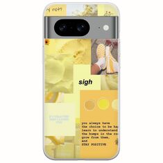 Aesthetic Yellow Google Pixel 8a 5G Flexible TPU (Διάφανη Σιλικόνη)