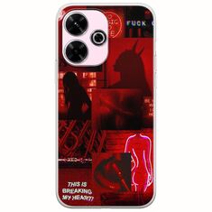 Aesthetic Red Xiaomi Poco M6 4G Flexible TPU (Διάφανη Σιλικόνη)