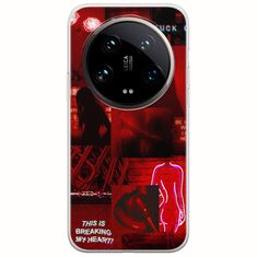 Aesthetic Red Xiaomi 14 Ultra 5G Flexible TPU (Διάφανη Σιλικόνη)