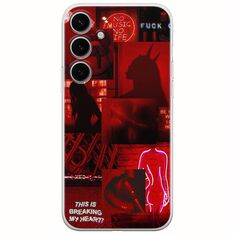 Aesthetic Red Samsung Galaxy S25+ 5G Flexible TPU (Διάφανη Σιλικόνη)