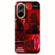 Aesthetic Red Xiaomi Redmi A5 4G Flexible TPU (Διάφανη Σιλικόνη)
