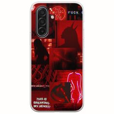Aesthetic Red Samsung Galaxy A17 4G / 5G Flexible TPU (Διάφανη Σιλικόνη)