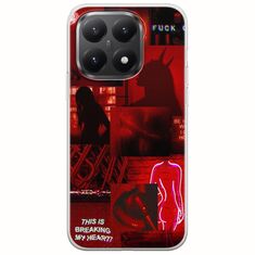 Aesthetic Red Xiaomi 15T 5G Flexible TPU (Διάφανη Σιλικόνη)