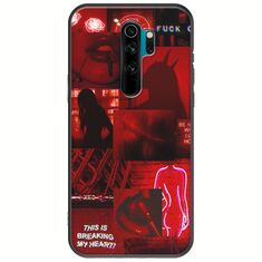 Aesthetic Red Xiaomi Redmi Note 8 Pro Black TPU (Μαύρη Σιλικόνη)