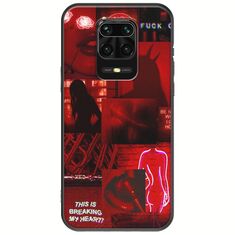 Aesthetic Red Xiaomi Redmi Note 9S / 9 Pro / 9 Pro Max Black TPU (Μαύρη Σιλικόνη)