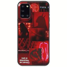 Aesthetic Red Samsung Galaxy A31 Black TPU (Μαύρη Σιλικόνη)