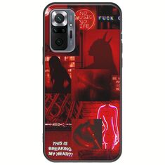 Aesthetic Red Xiaomi Redmi Note 10 Pro / 10 Pro Max Black TPU (Μαύρη Σιλικόνη)