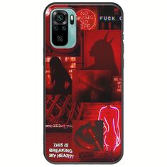 Aesthetic Red Xiaomi Redmi Note 10 / 10s Black TPU (Μαύρη Σιλικόνη)
