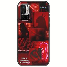 Aesthetic Red Xiaomi Redmi Note 10 5G Black TPU (Μαύρη Σιλικόνη)