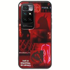 Aesthetic Red Xiaomi Redmi 10 Black TPU (Μαύρη Σιλικόνη)