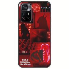 Aesthetic Red Xiaomi Poco M4 Pro 5G Black TPU (Μαύρη Σιλικόνη)