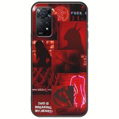 Aesthetic Red Xiaomi Redmi Note 11 Pro 4G / 5G Black TPU (Μαύρη Σιλικόνη)